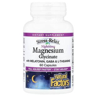 Natural Factors,Stess-Relax®, Nighttime Magnesium Glycinate
