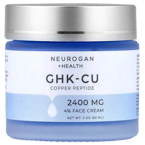 Neurogan Health,GHK-CU Copper Peptide, Face Cream, 2 oz (60