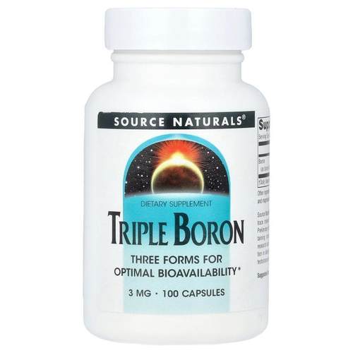 源美,Triple Boron , 3 mg, 100 Capsules