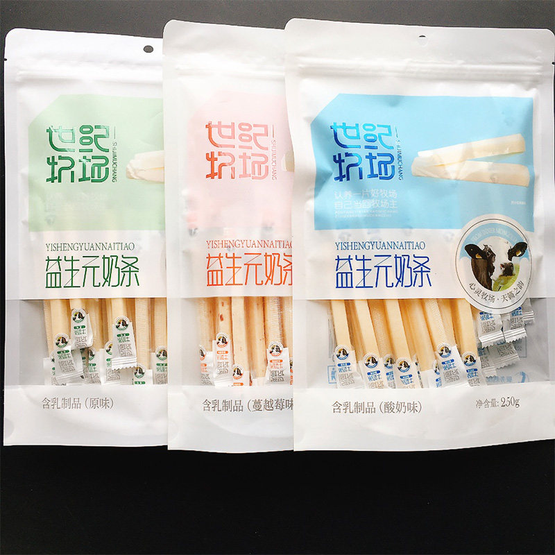 世纪牧场益生元牛奶条250g