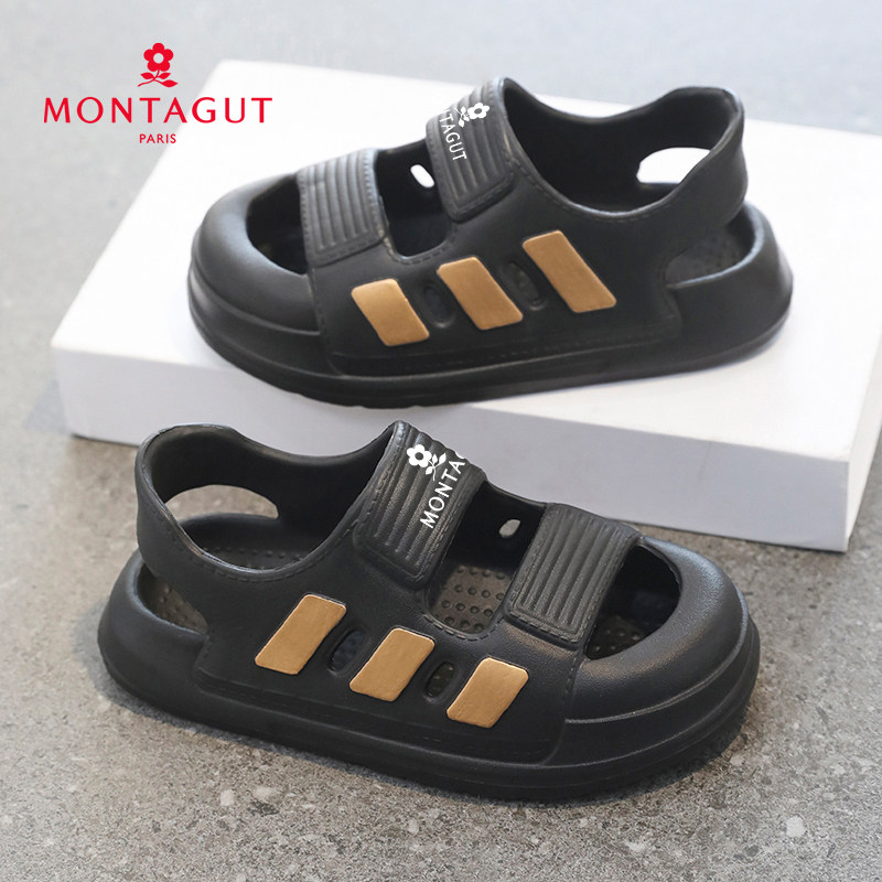 Montagut/梦特娇夏季儿童凉拖鞋