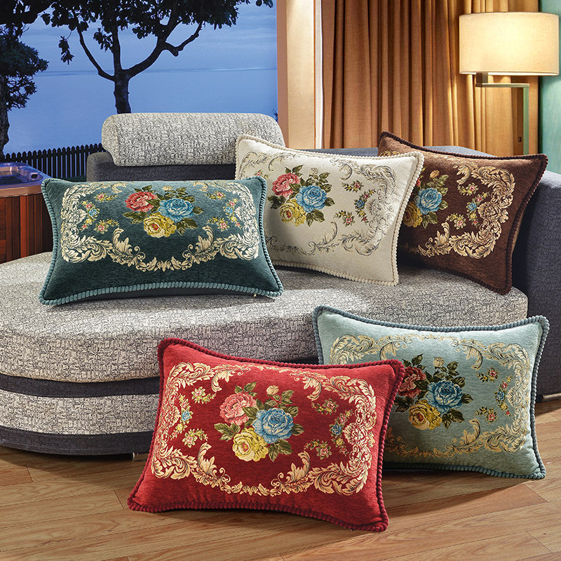 红木沙发抱枕靠垫靠枕套大长方形客厅欧式大号Q家用床头靠背可拆,居家布艺,靠垫/抱枕,淘宝优惠券,粉丝福利购,淘宝优惠卷