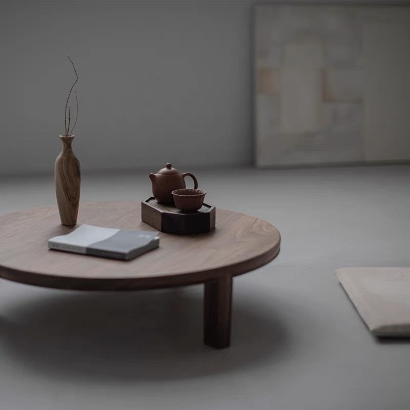 黑檀木壶承日式侘寂风实木干泡茶台茶托盘杯托小茶盘简.约家用茶