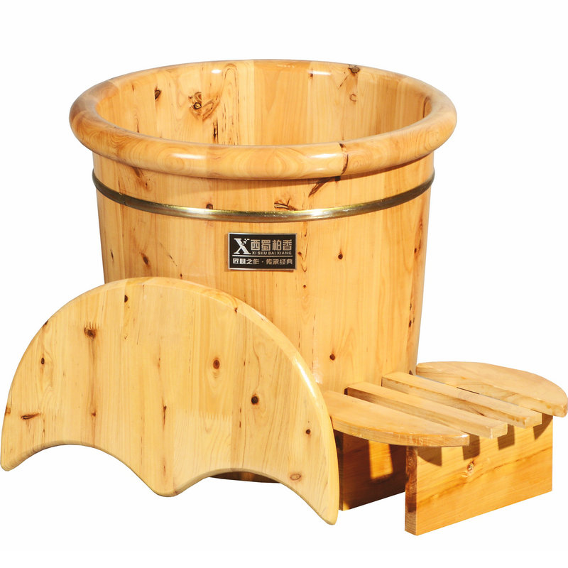 藏生堂藏奥堂川圣j堂藏御堂香柏木足浴泡脚木桶家用木质高深桶熏