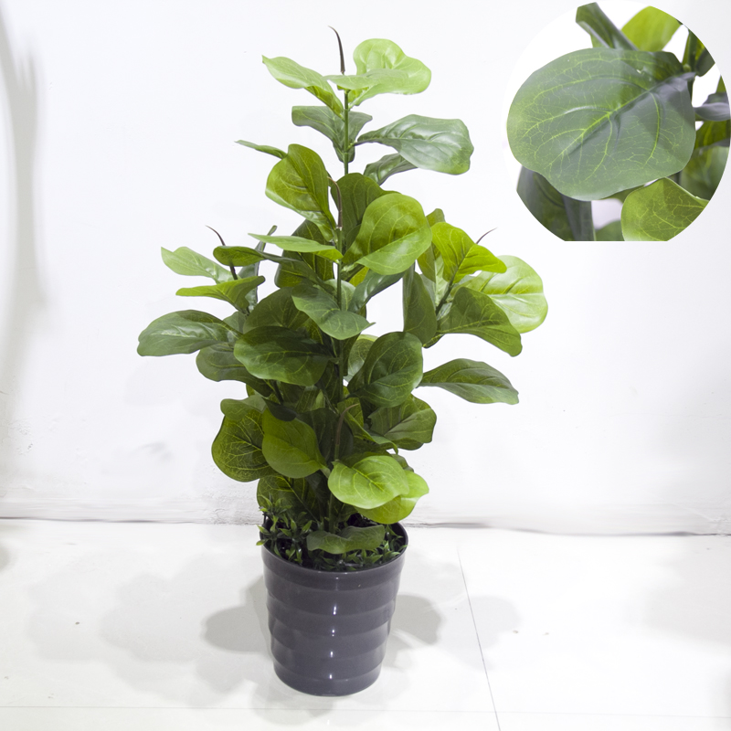 假植物盆栽仿真绿l巨人客厅摆设落地假花装饰滴水观音大型绿植盆