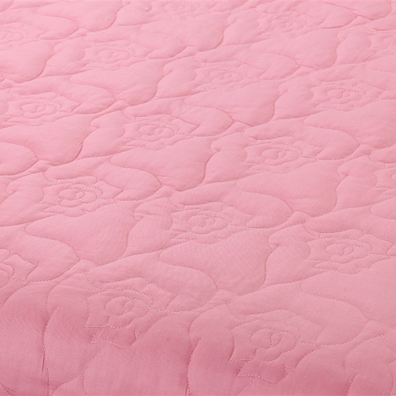 欧式床单床套f纯棉绗缝夹棉婚庆红床盖单件全棉加厚床罩双人床床