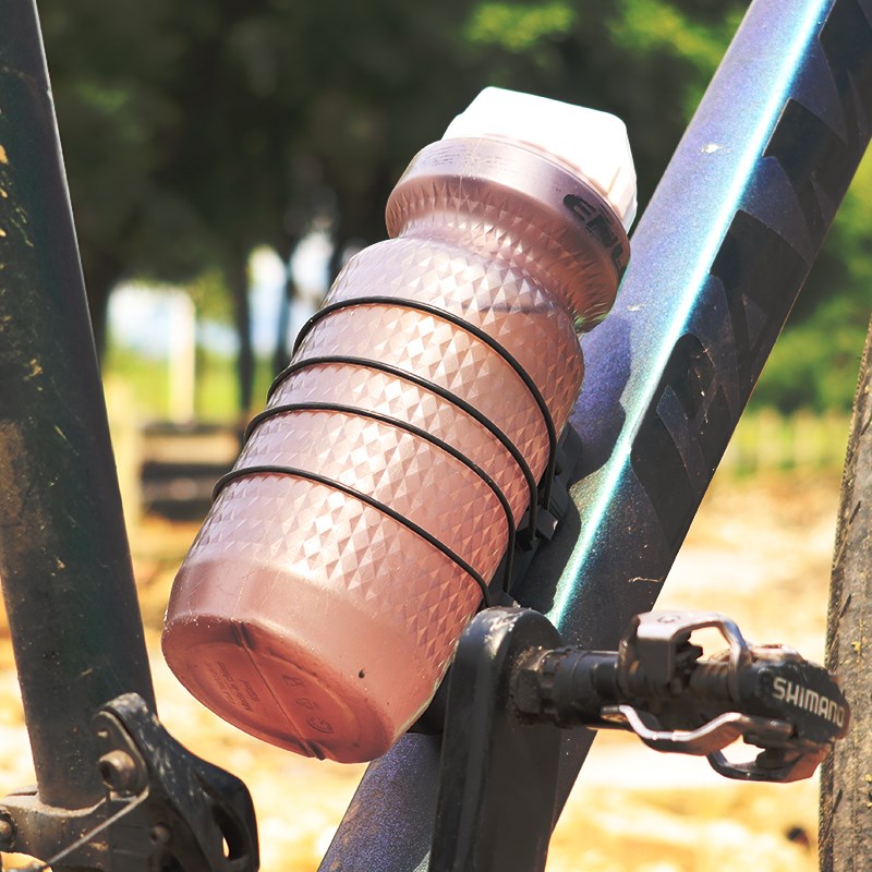 磁吸单车水壶架快拆公路车t登山车瓜车前叉货架绑带免打孔气动容