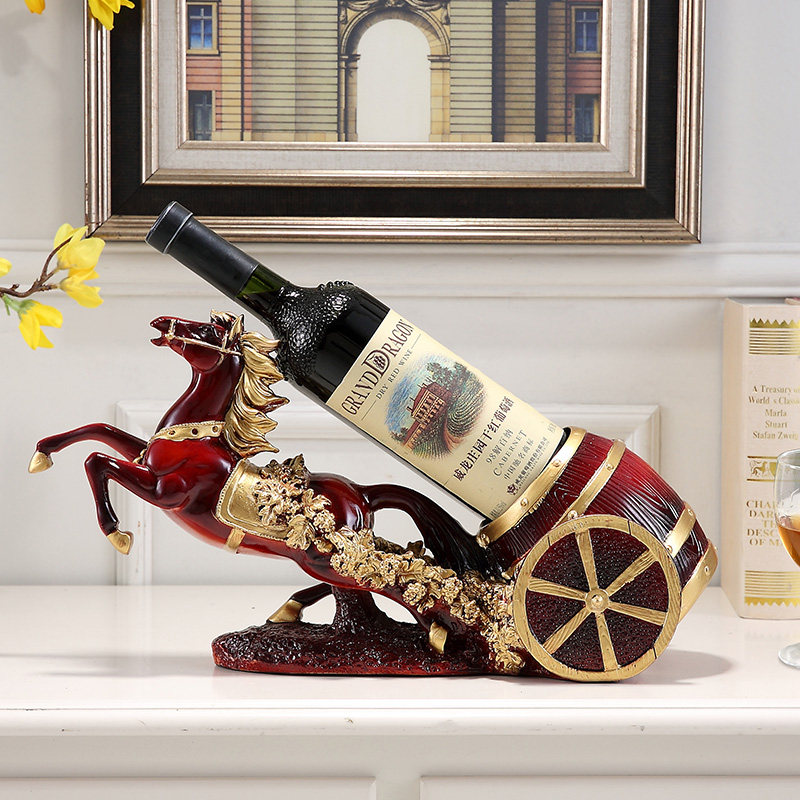 创意客厅红d酒架摆件欧式家居酒柜装饰品酒架艺术品马摆设软装装,家居饰品,装饰摆件,淘宝优惠券,粉丝福利购,淘宝优惠卷