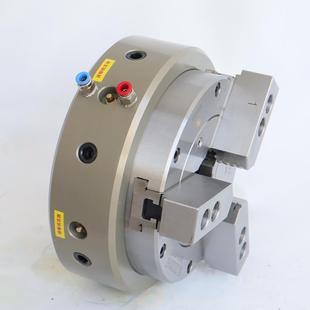 三爪卡盘车床管螺纹数控 BK160TQ优特置通孔气动卡盘BK160TQ6寸式
