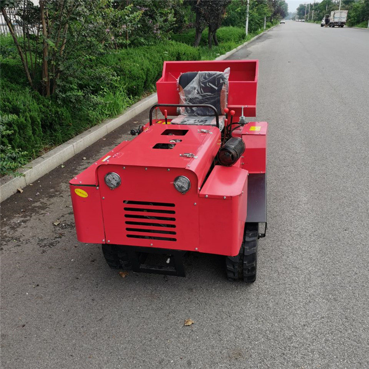 乘坐式多功能耕整机 大马力履带田园管理机农用果园大棚翻地机