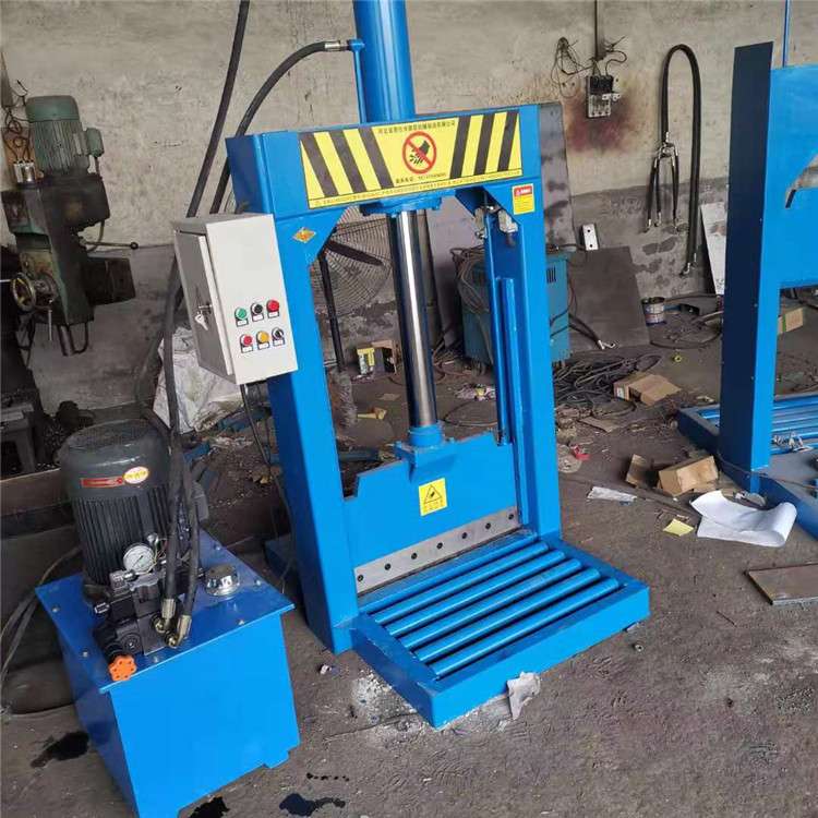 尼龙塑料油压切料机 PPR塑料机头料液压铡刀 立式切割机