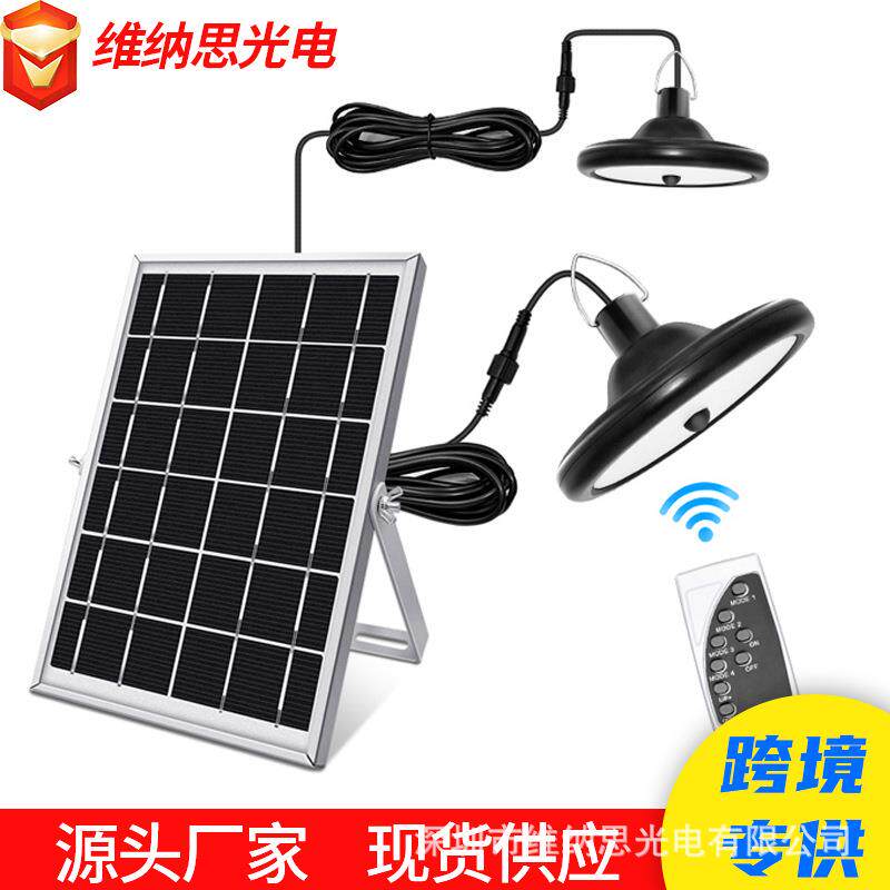 超亮家用太阳能吊灯户外装饰照明led灯泡庭院阳台车库灯野营灯