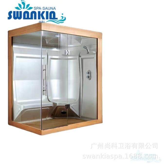 供应干湿蒸房桑拿淋浴一体式两用淋浴房汗蒸房光波房蒸汽桑拿