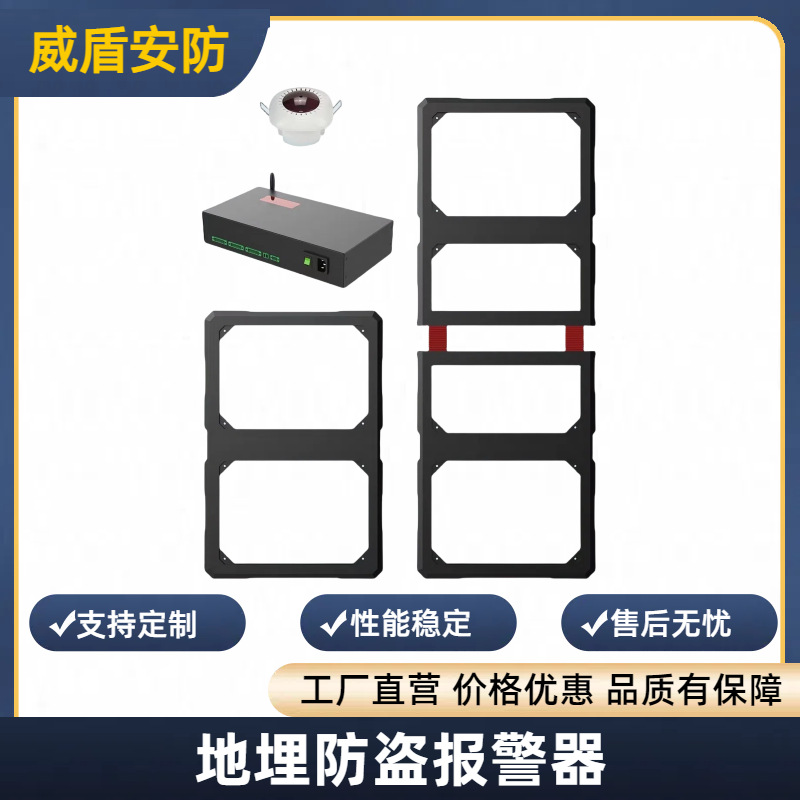 威盾热销地埋防盗器 超市服装店铺商品防盗门声磁报警器系统S23