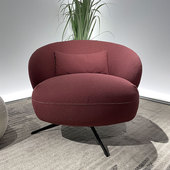 休闲椅单人沙发椅轻奢椅子客厅配套家具接待室售楼部休息区会议室