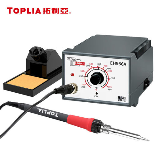 拓利亚(TOPLIA)EH936A经济型温控焊台可调温焊台电烙铁套装60W