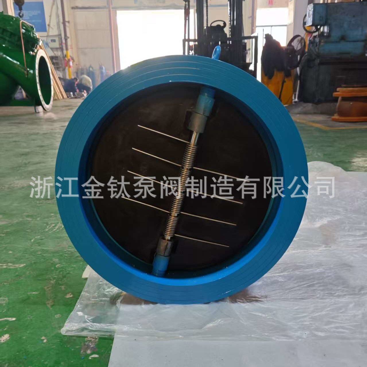 金钛供应对夹式止回阀H76XDN200双瓣逆止阀标准GB/T13927