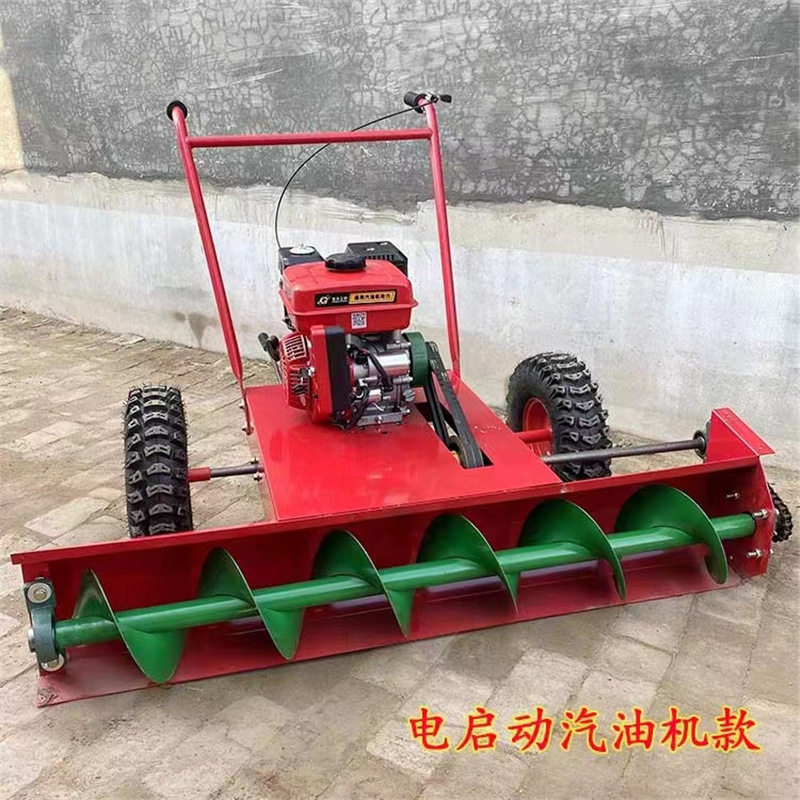 手推小型除雪机大马力推雪机物业小区路面清雪抛雪机多功能除雪机