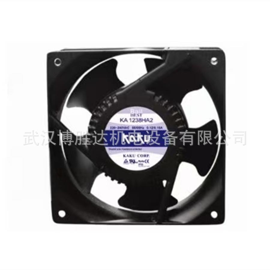 KA1238HA2台湾卡固KAKU金属防水耐高温风扇220V0.13A