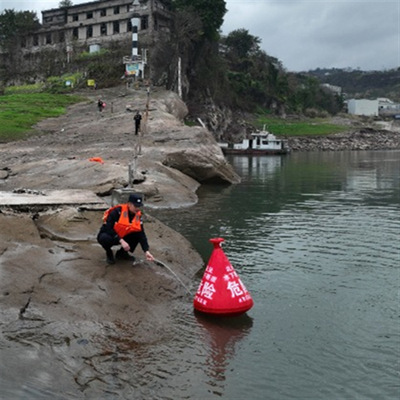海上风电桩避让航标 君益PE锥形漂浮式浮标 700*900顶部可带灯