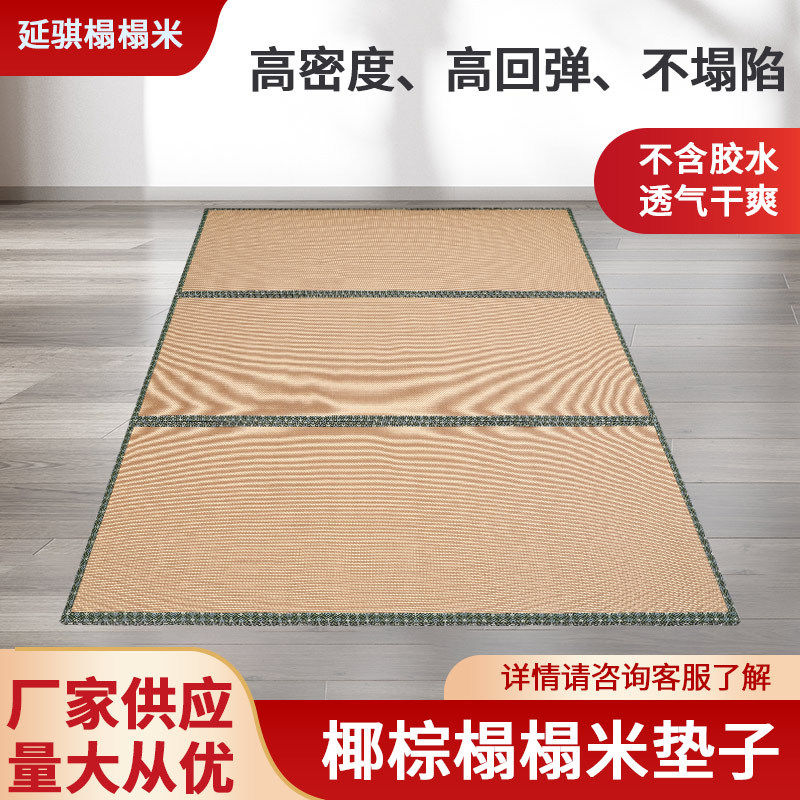 榻榻米加热垫子定做电加热炕垫日式椰棕踏踏米地垫塌塌米床垫定制