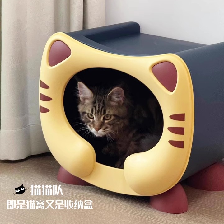 不用就是猫窝，用就是收纳盒