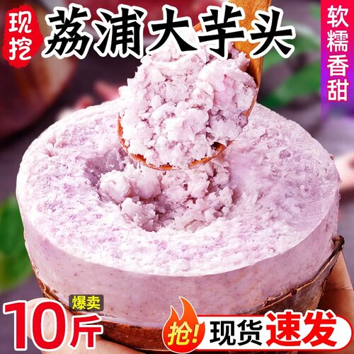 广西荔浦芋头新鲜香芋正宗小芋头旗舰店现挖槟榔芋毛芋艿9斤包邮5