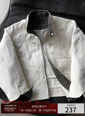 ONEER 重工哈灵顿夹克二代cleanfit重磅帆布休闲立领夹克外套男女