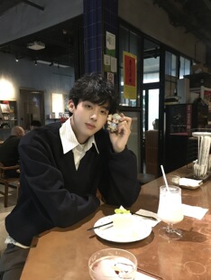 boxy短宽学院风上衣 领套头卫衣秋季 ONEER 知识分子假两件条纹衬衫