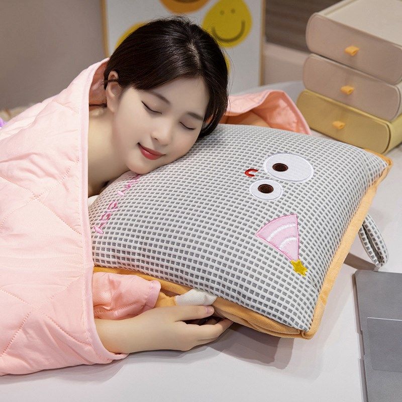 多巴胺抱枕被子h两用加厚办公室折叠午睡枕头毯子二合一汽车靠垫,居家布艺,抱枕被,淘宝优惠券,粉丝福利购,淘宝优惠卷