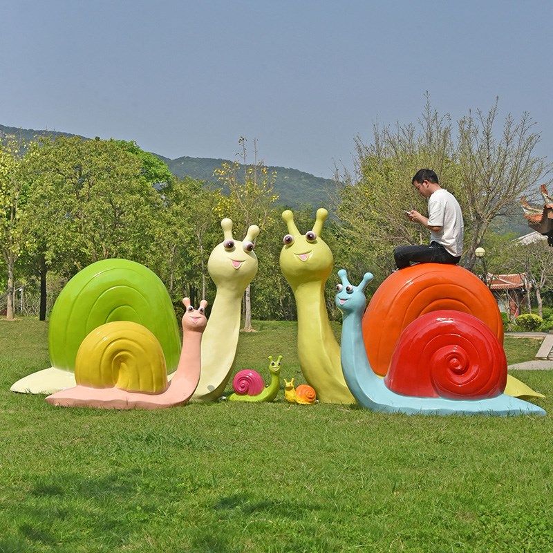 仿真植草蜗牛雕塑户外发光玻璃钢动物公园林景观庭W院草坪装饰摆,家居饰品,户外/庭院摆件,淘宝优惠券,粉丝福利购,淘宝优惠卷