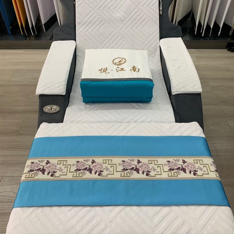 高档床旗足浴足疗店沙发装饰凳巾床尾巾桌旗茶P几桌布茶台长条床,床上用品,床旗,淘宝优惠券,粉丝福利购,淘宝优惠卷