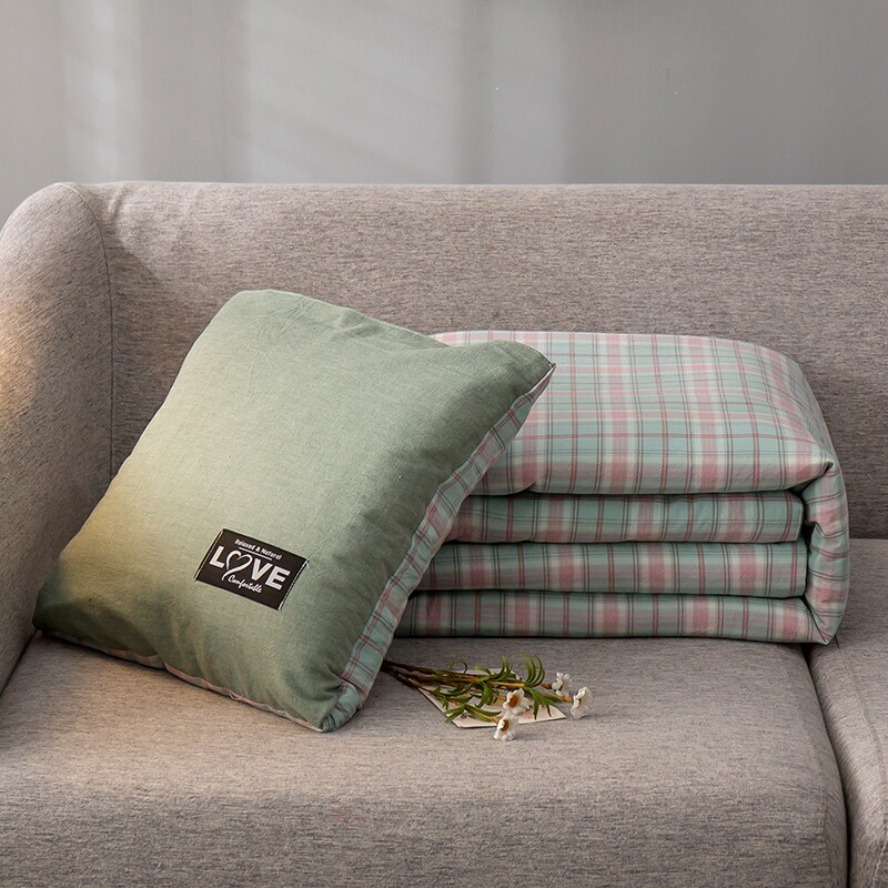 车载抱枕被子两用k纯棉车用午睡小毛毯折叠懒人毯子二合一冬季加,居家布艺,抱枕被,淘宝优惠券,粉丝福利购,淘宝优惠卷