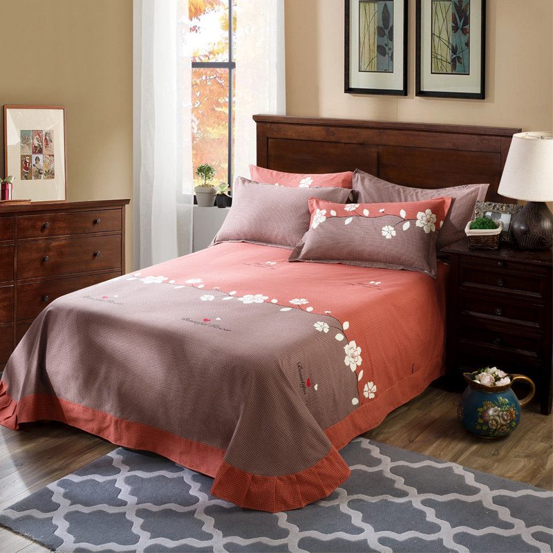 纯棉磨毛床单单件1.m2/1.5/1.8/2m床品春秋加厚单双人全棉布被单,床上用品,床单,淘宝优惠券,粉丝福利购,淘宝优惠卷