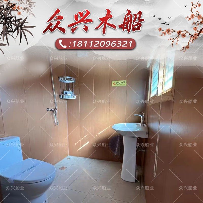 木船屋水上房子仿古画舫旅游观光民D宿可住人餐饮休闲电动宾馆实
