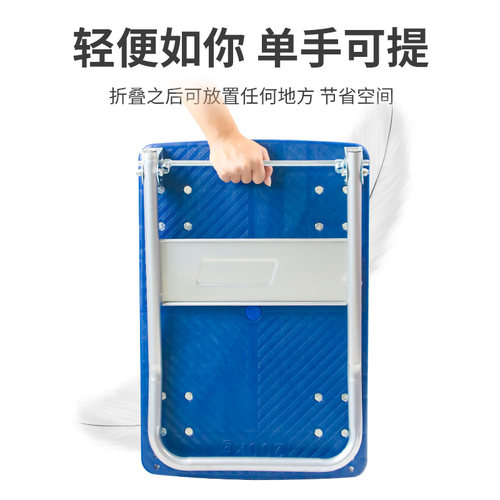 手推车加厚小推车静音p手拉车 折叠推车 便携搬运车拉货小推车