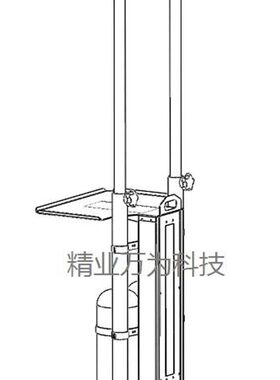 综合医疗b台车 监护仪支架 注射泵输液架推车 多功能治疗支架推车