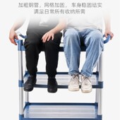 酒店送餐车移动餐厅上q菜推车商用饭店手推车塑料收餐车火锅收碗