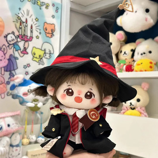 10cm努努体哈利波特公仔印花体德拉科霍格沃兹学院玩偶赫敏