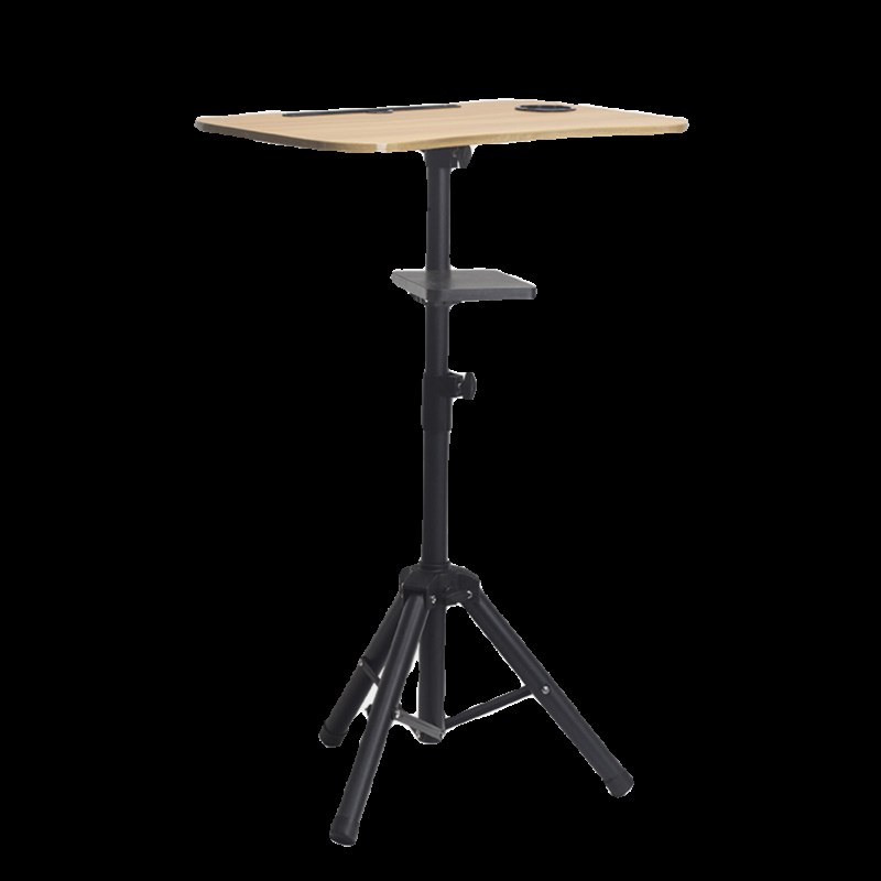 加粗户外站立笔记本托盘支架移动电L脑桌支架 万向落地