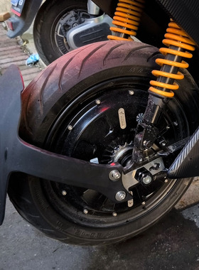 自制304挡泥板支架适用于九号猎户座dz110p原装平叉S装e300p挡泥