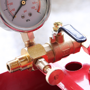 精品手动试压泵ppr水管打压机增压泵F家用测70kg压力泵地暖检漏仪