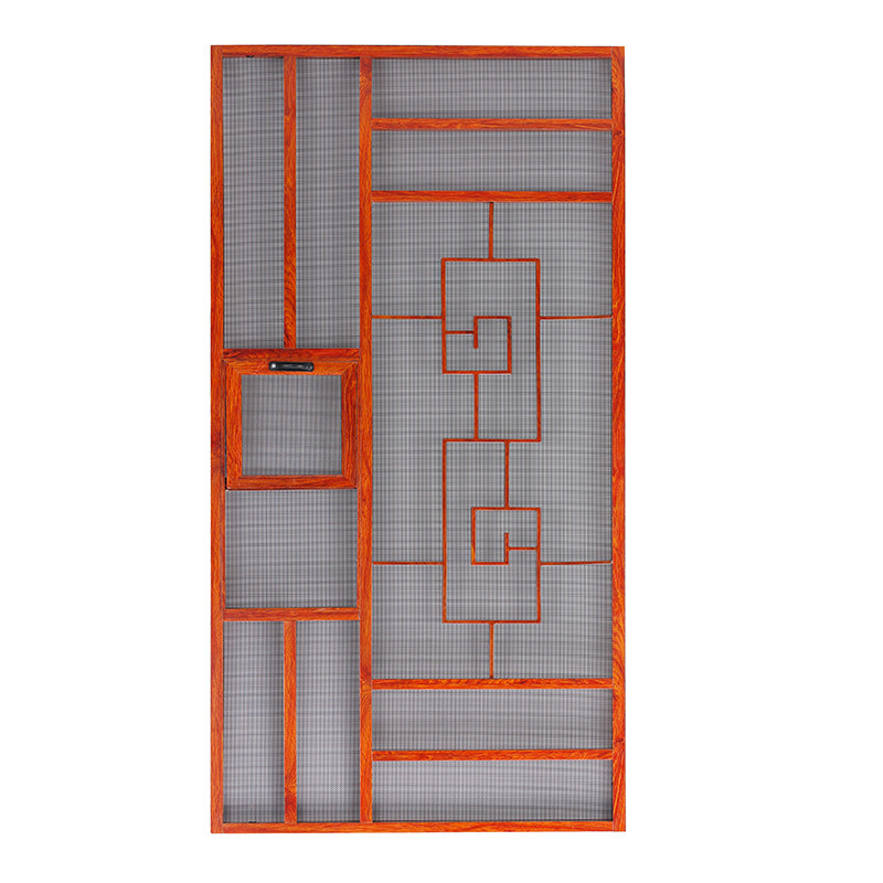 深圳金刚网三推式纱窗防蚊防盗纱窗易拆洗型纱窗U铝合金焊接窗花