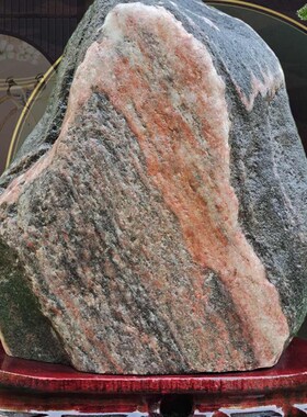 【实物拍摄】 泰山石敢当原石高20B-50厘米客厅庭院风水补角冲摆