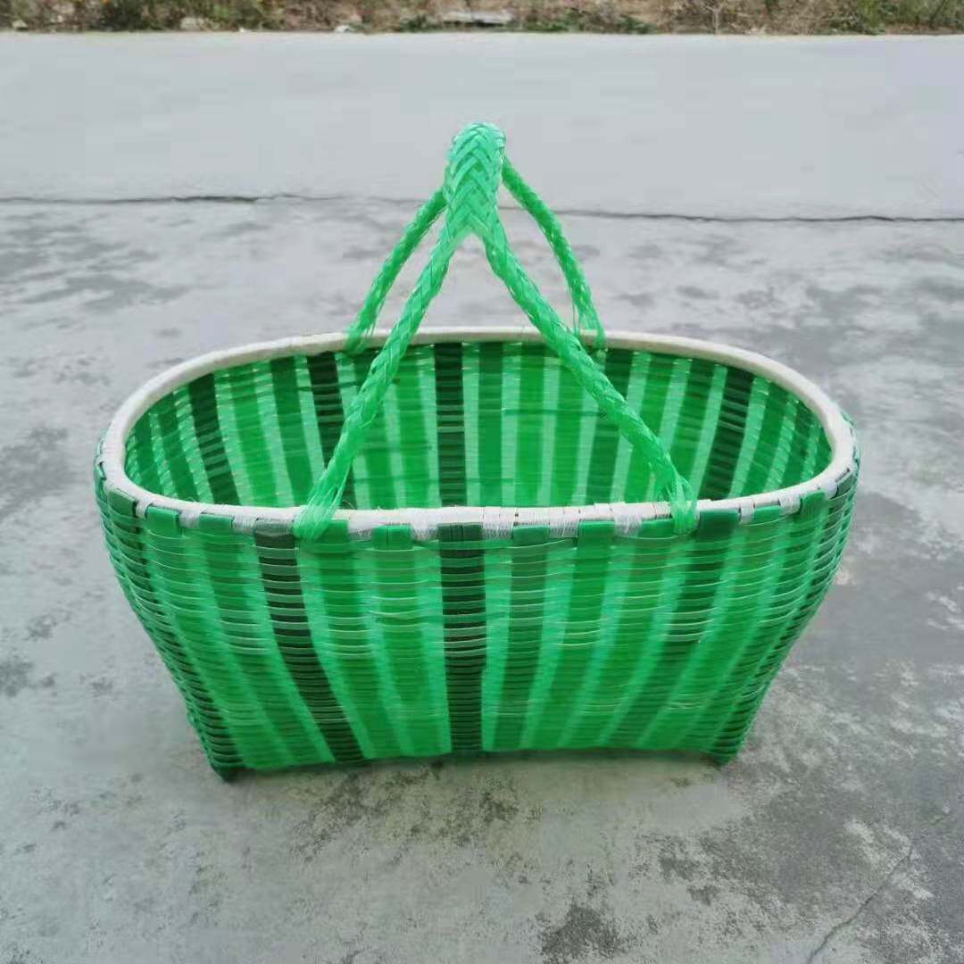 塑料打包带编加h厚手提篮手工编织质量扎实耐用家用买菜装100鸡蛋,收纳整理,其他收纳篮,淘宝优惠券,粉丝福利购,淘宝优惠卷