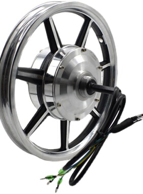 48V400W无刷有齿高速电机12寸14寸G代驾电动折叠车前后驱车毂20寸