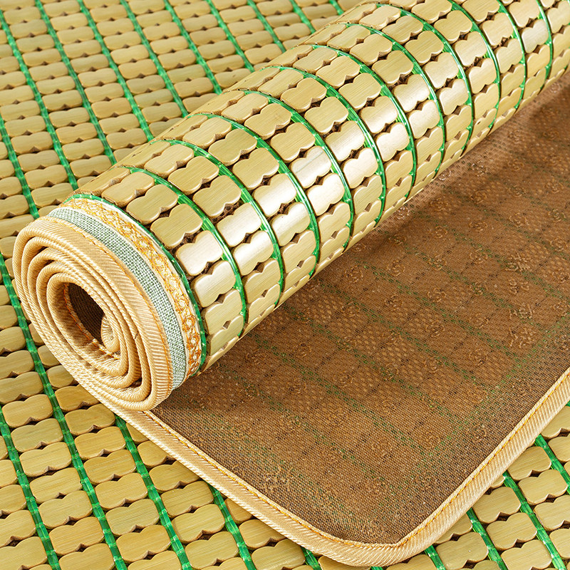 青绿色麻将竹凉席竹块碳化竹席子席1.8m床颗粒单双人席子1Z.5米2,床上用品,凉席/草席/麻席,淘宝优惠券,粉丝福利购,淘宝优惠卷