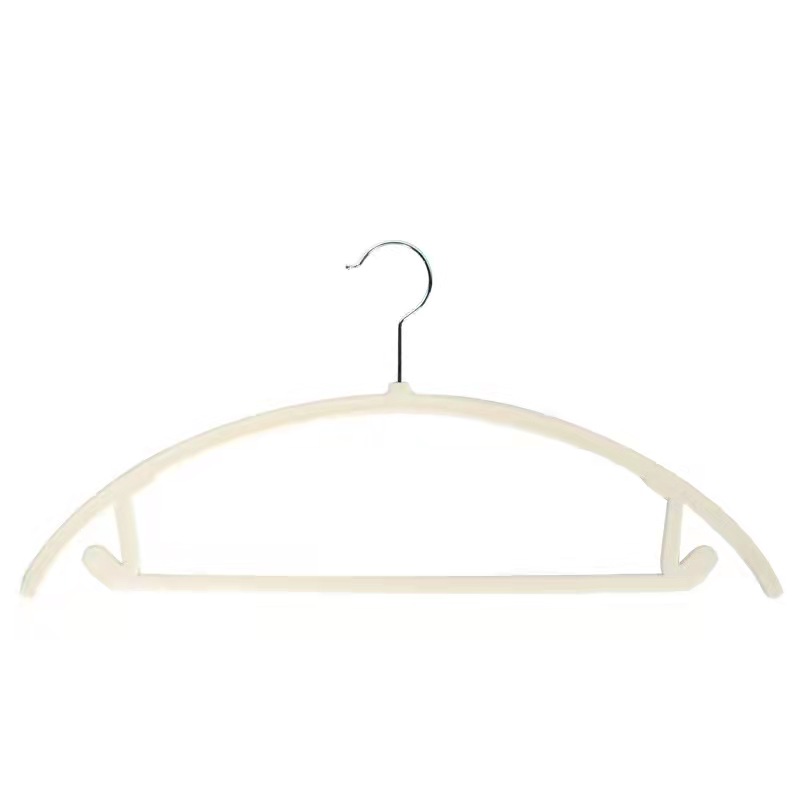 省空间植绒衣架家用弧形无痕防滑衣撑仿肩角不起包V收纳整理师推