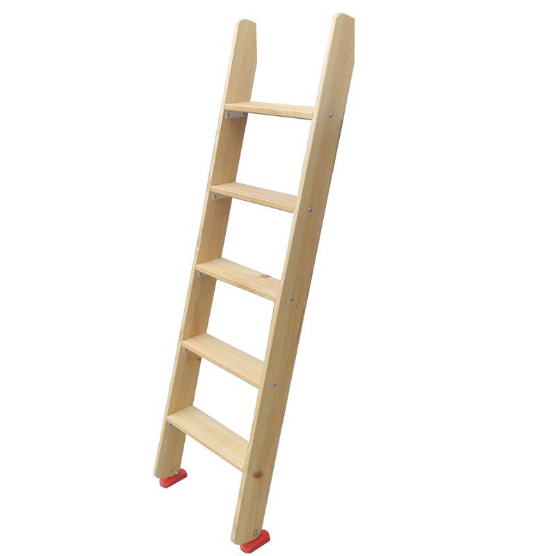 木梯子实木质楼梯家用学生宿舍上下床双层床阁楼楼W梯木直梯子单