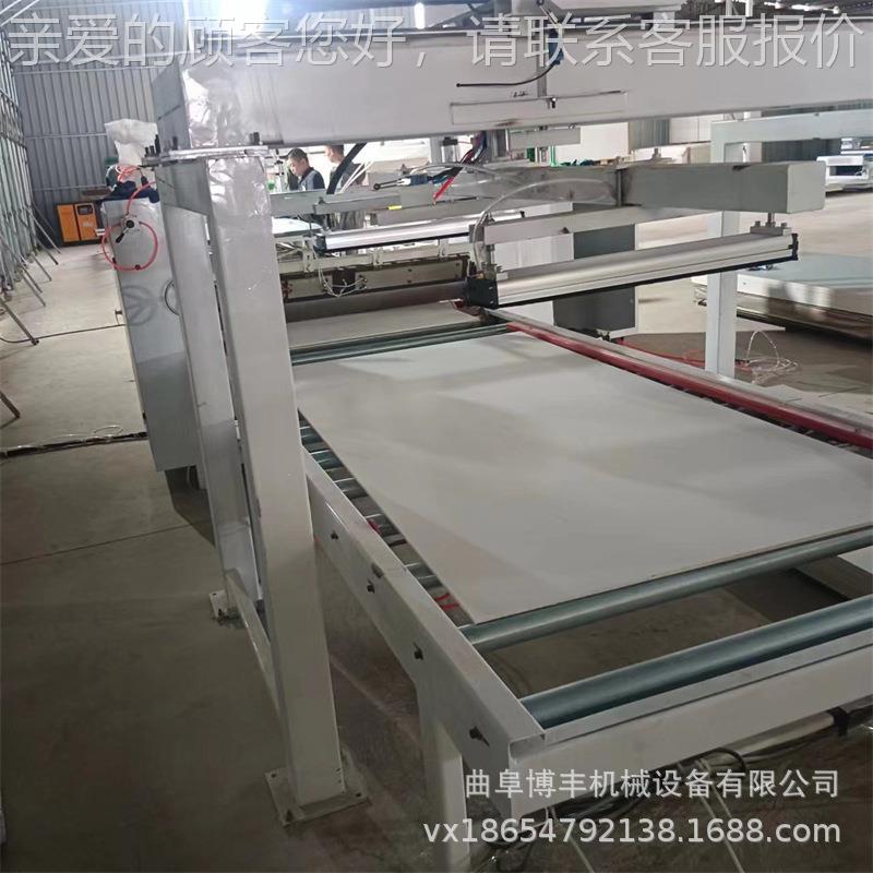 板材复合全自动门平料贴机 龙架平贴机上动机 机械手自码垛平贴线